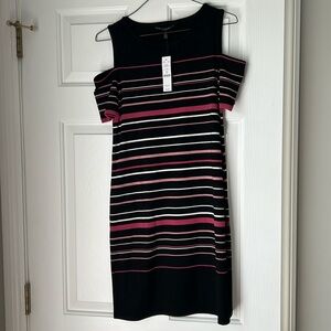 Brand new with tags!! WHBM fashion stripe sneaker dress size xs